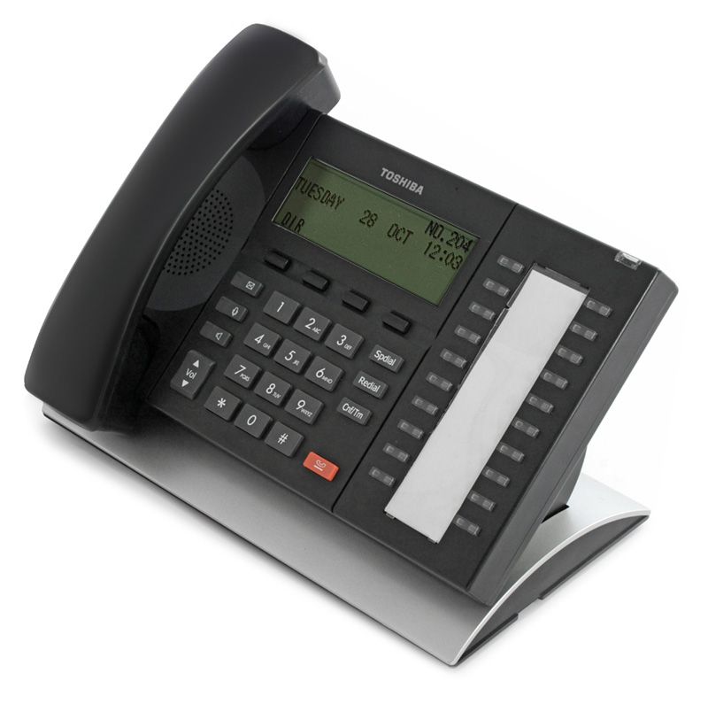 Toshiba DP5132-SD 20-Button Black Digital Backlit Display Phone - Grade A Refurbished - Toshiba refurbished available on PCLiquidations