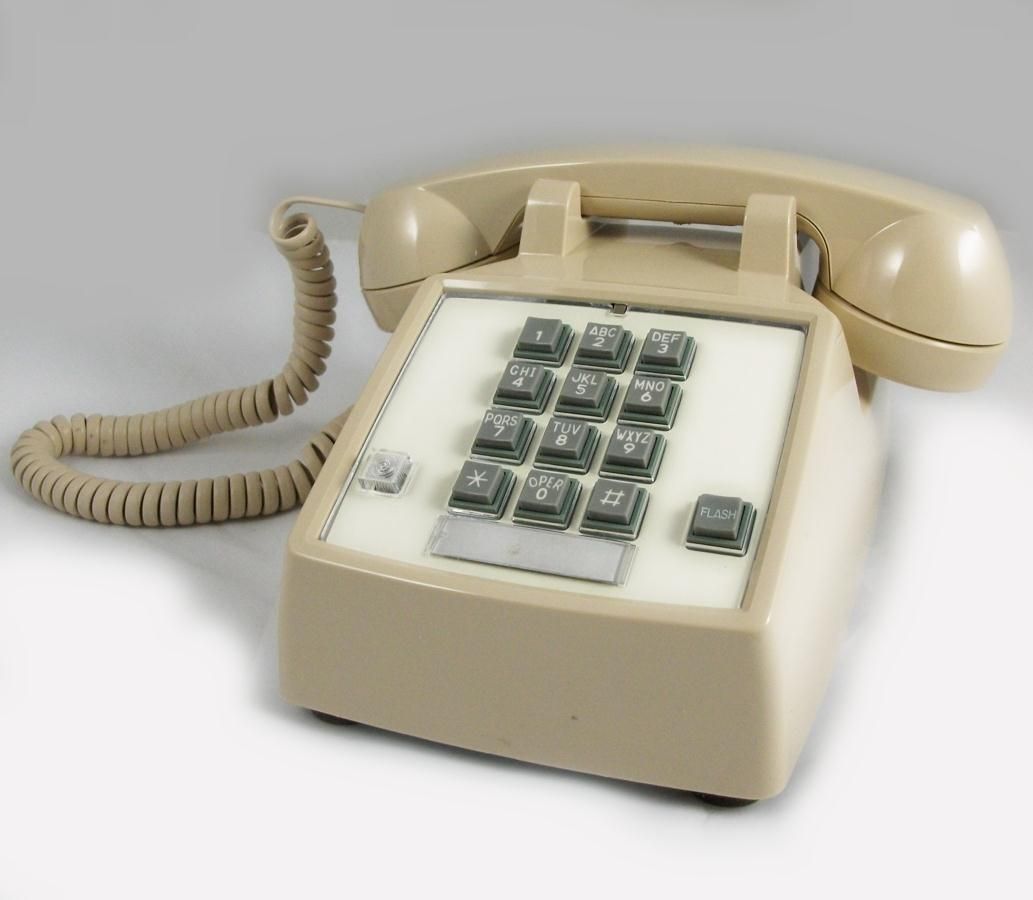 Cortelco 2500 Ash Desk Phone w/ Flash / Message Light - New Refurbished - Cortelco refurbished available on PCLiquidations
