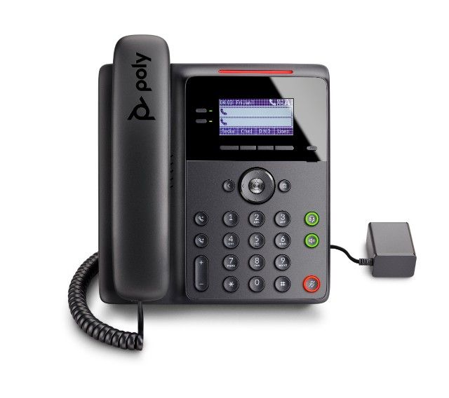 Poly Edge B10 2-Line IP Phone w/ PSU Refurbished - N/A (Il existe plusieurs marques avec le nom "Poly", il refurbished available on PCLiquidations