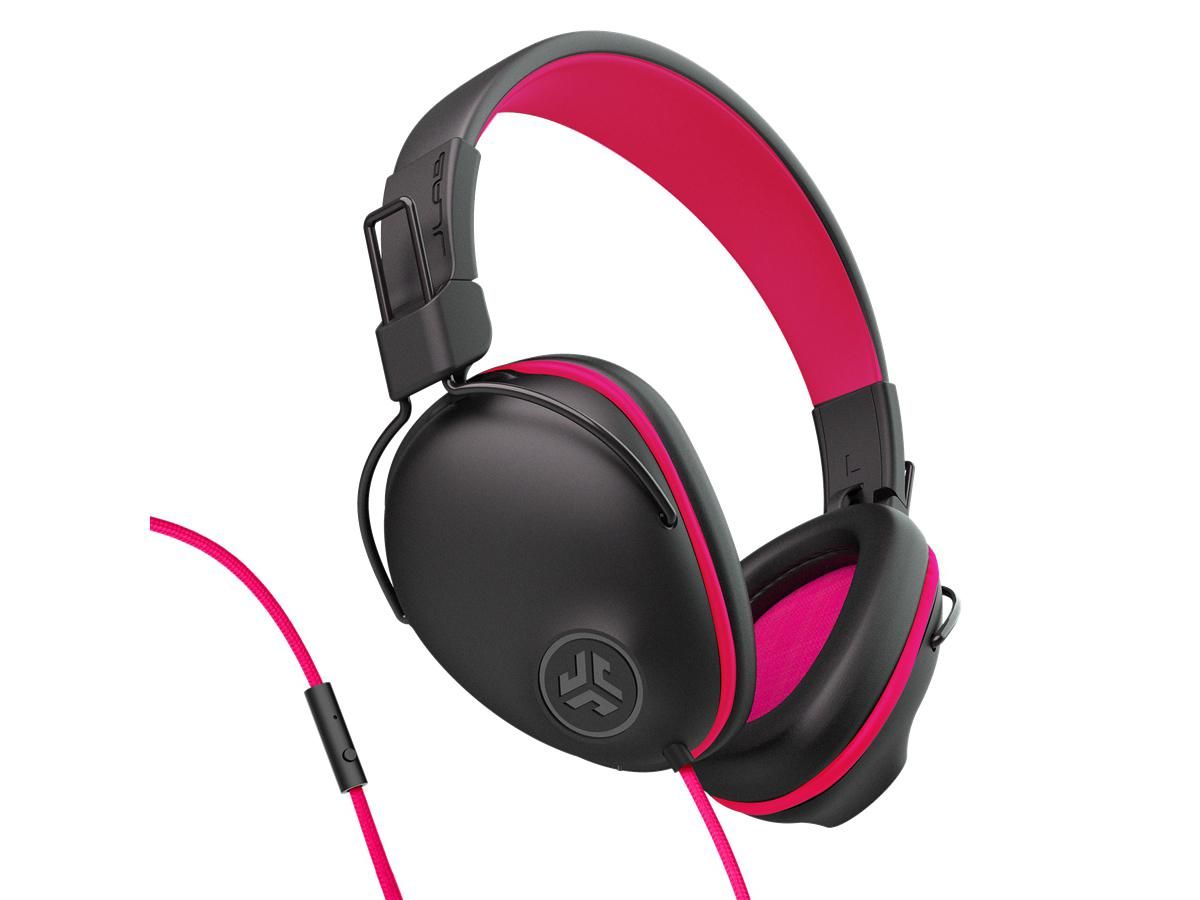 JLab Audio JBuddies Pro Wired Headset for Kids - Pink Refurbished - JLab Audio refurbished available on PCLiquidations