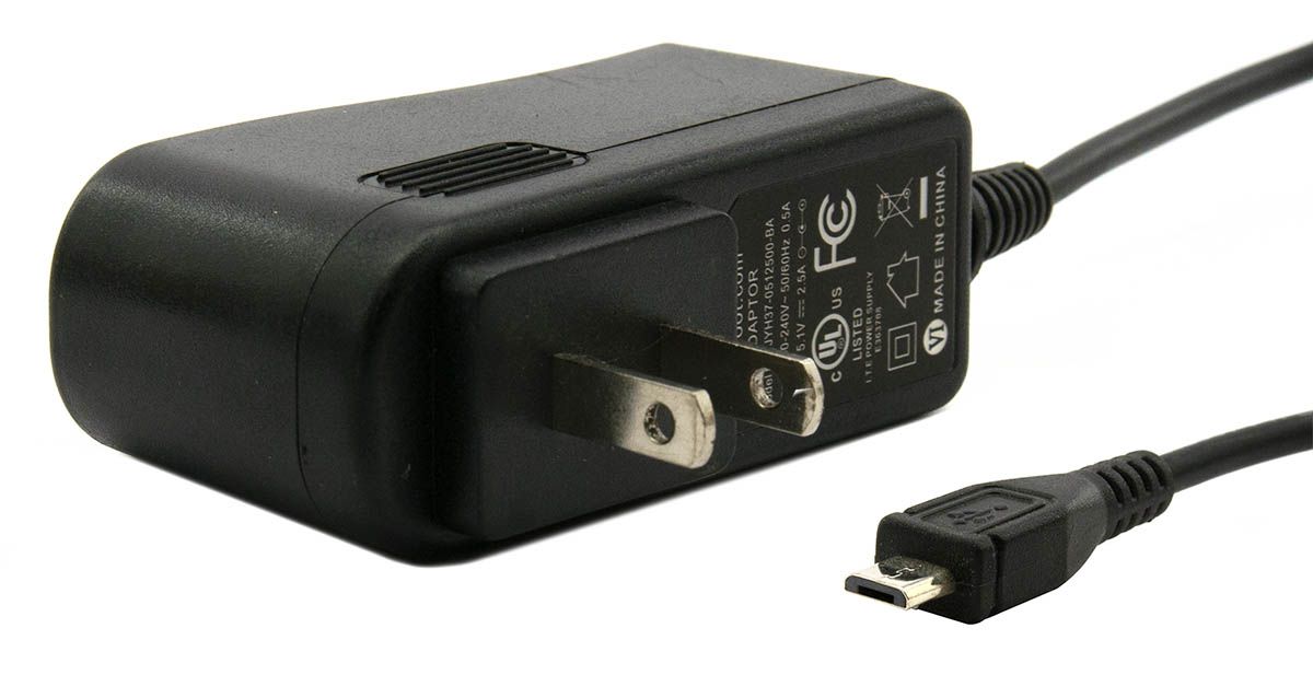 Viaboot JYH37-0512500-BA 5.1V 2.5A Power Adapter - Grade A Refurbished -  refurbished available on PCLiquidations