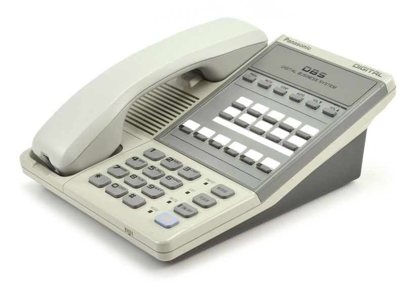 Panasonic DBS VB-42210 16 Key Standard Telephone Grey Refurbished - Panasonic refurbished available on PCLiquidations