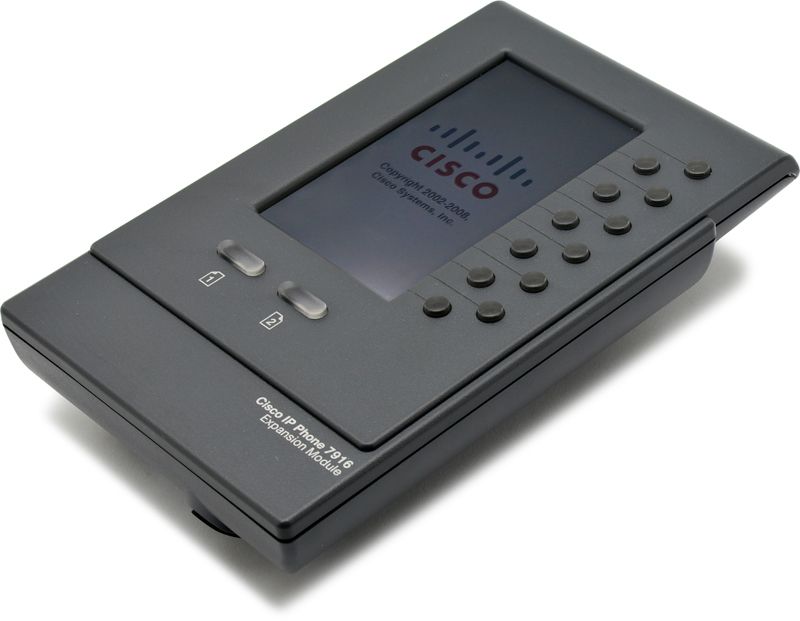 Buy Cisco CP-7916 Charcoal IP Expansion Module Refurbished - $39.99 Cisco CP-7916 Charcoal IP Expansion Module Refurbished - Cisco Systems Inc. refurbished available on PCLiquidations