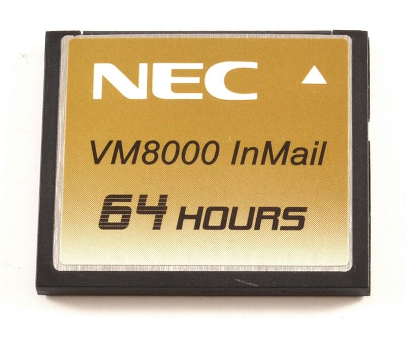 NEC Univerge VM8000 InMail 64 Hour CompactFlash Card 670966 Refurbished - NEC (Nippon Electric Company) refurbished available on PCLiquidations