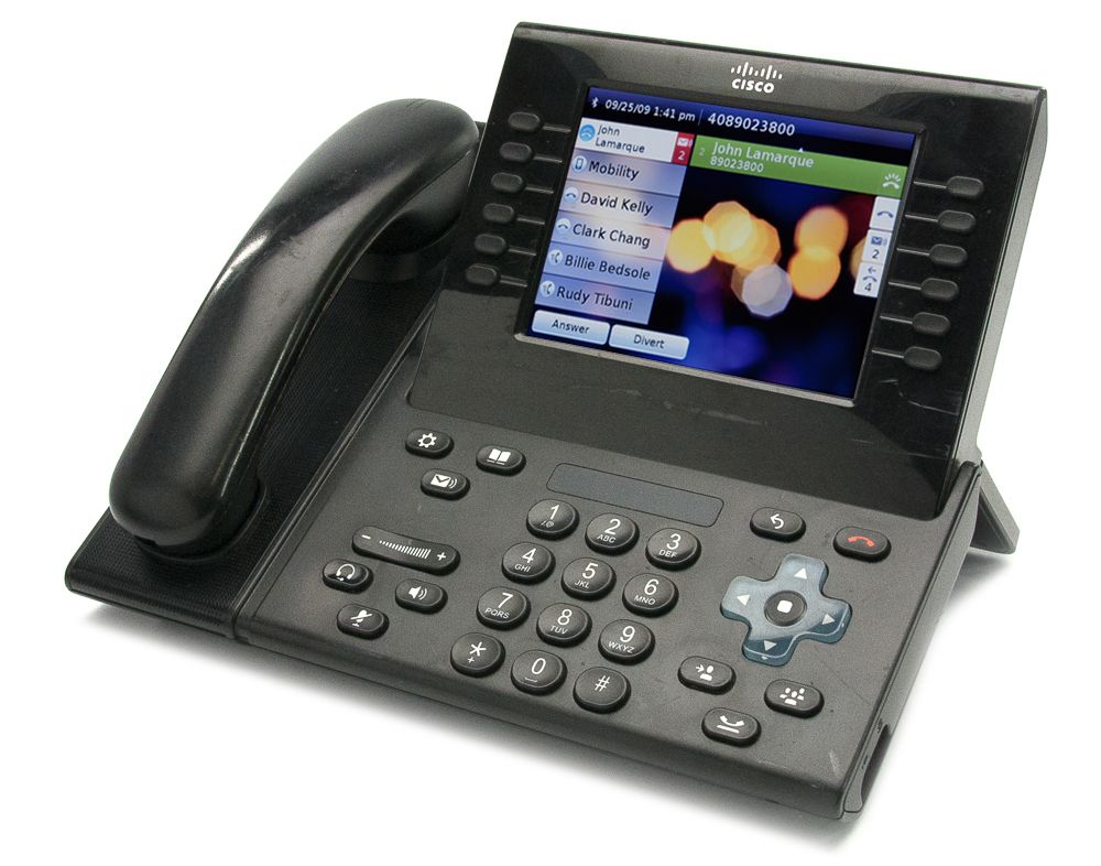 Cisco CP-9971 Charcoal Gigabit IP Video Phone - Grade B Refurbished - Cisco Systems Inc. refurbished available on PCLiquidations