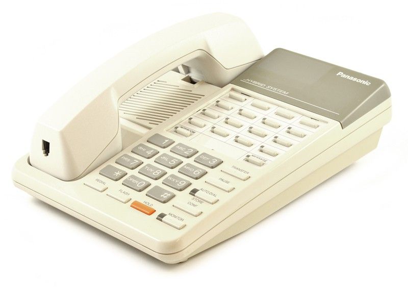 Panasonic Hybrid System KX-T7050 12 Button Telephone White - Grade B Refurbished - Panasonic refurbished available on PCLiquidations
