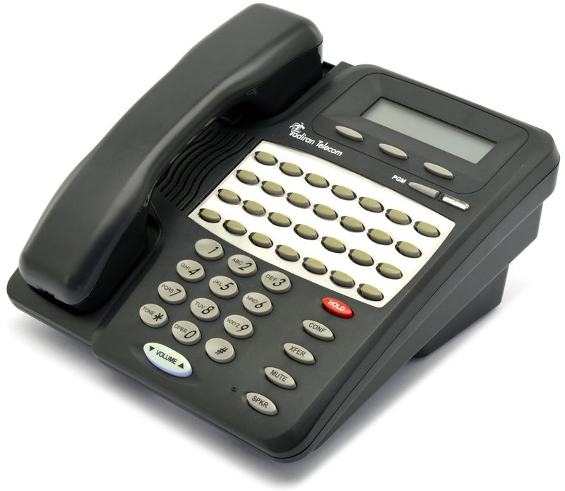 Tadiran Emerald Ice 28DLX/BL 28-Button Charcoal Digital Backlit Display Speakerphone - Grade A Refurbished -  refurbished available on PCLiquidations