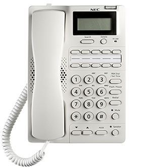 NEC AT-55 White Display Single Line Speakerphone Refurbished - NEC (Nippon Electric Company) refurbished available on PCLiquidations
