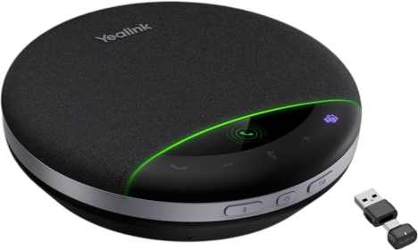 Yealink SP96 USB-C/A Display Speakerphone with BT Dongle Refurbished - Yealink refurbished available on PCLiquidations