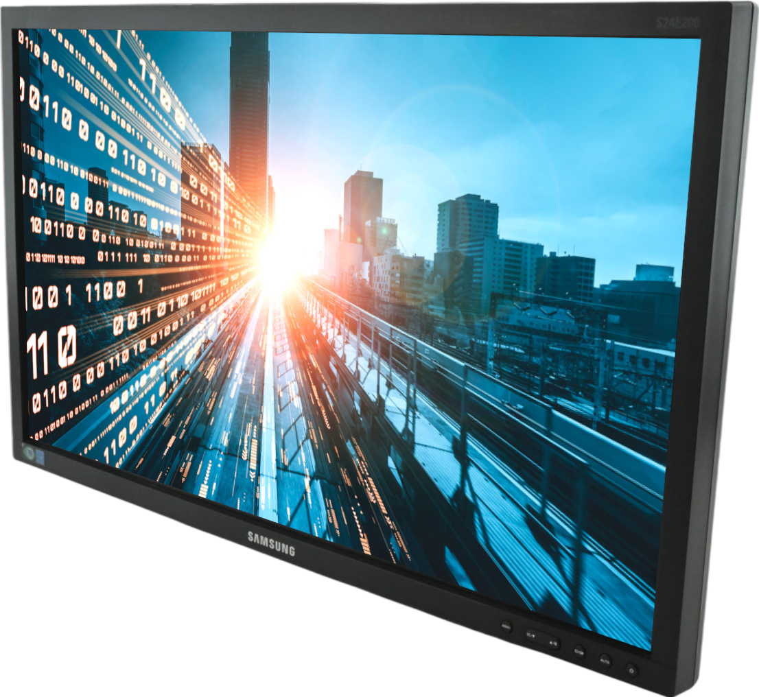Samsung S24E200BL 24"" FHD LCD Monitor - No Stand - Grade C Refurbished - Samsung refurbished available on PCLiquidations