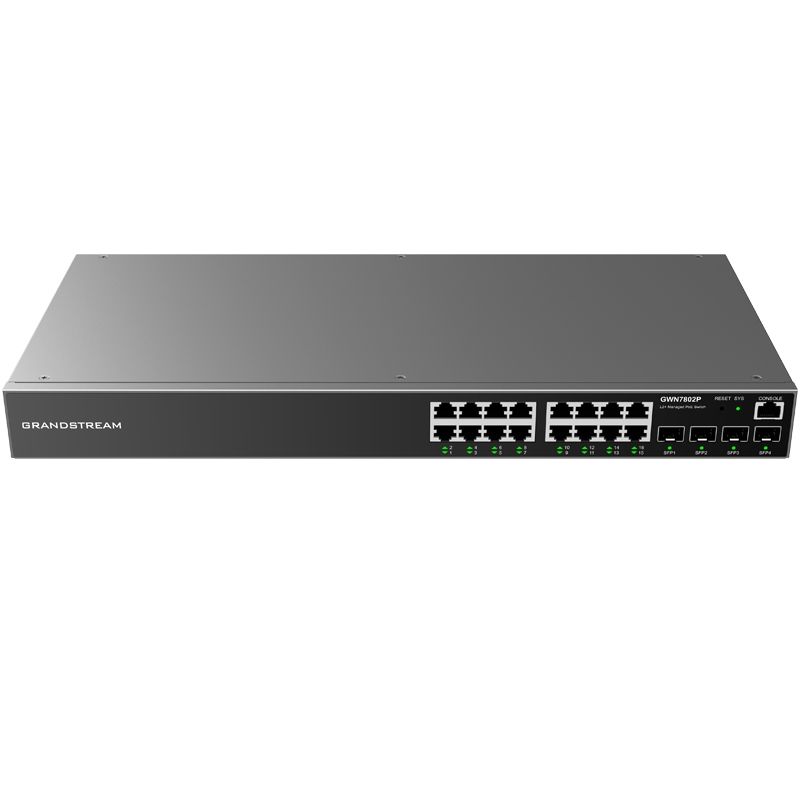 Buy Grandstream GWN7802P 16-Port Gigabit Managed PoE Switch Refurbished - $299.00 Grandstream GWN7802P 16-Port Gigabit Managed PoE Switch Refurbished - Grandstream refurbished available on PCLiquidations