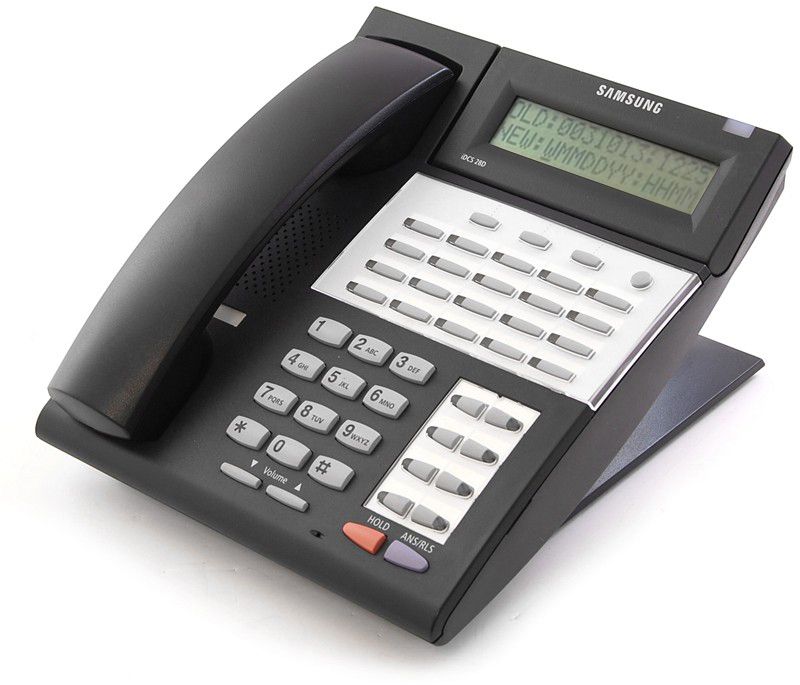 Samsung iDCS 28D Falcon Black Display Speakerphone (KPDF28SED/XAR) - Grade A Refurbished - Samsung refurbished available on PCLiquidations