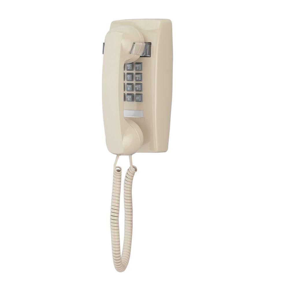 Cortelco 2554 Ash Wall Phone w/ Volume Control - New Refurbished - Cortelco refurbished available on PCLiquidations