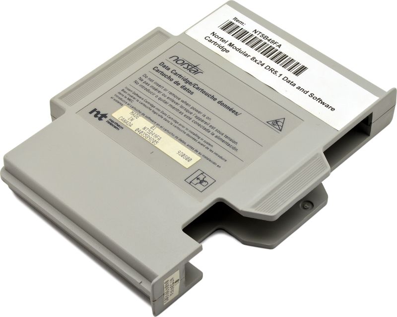 Nortel Norstar 824 Software Data Cartridge Sleeve (NT5B49) Refurbished -  refurbished available on PCLiquidations