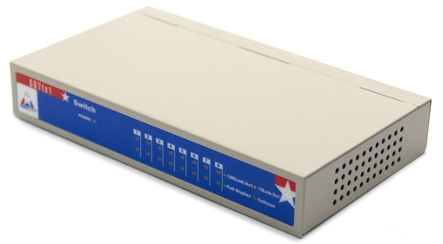 Amer SD7FX1 8-Port 10/100 Switch Refurbished -  refurbished available on PCLiquidations