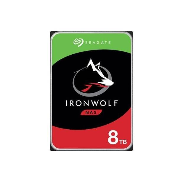 Seagate IronWolf NAS 8TB 7200RPM SATA 6.0 GB/s 256MB Hard Drive (3.5 inch 512E model) (ST8000VN004) Refurbished - Seagate refurbished available on PCLiquidations