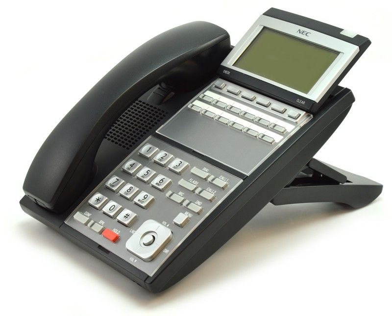 NEC UX5000 IP3NA-12TXH 12-Button Black Digital Display Speakerphone - Grade A Refurbished - NEC (Nippon Electric Company) refurbished available on PCLiquidations