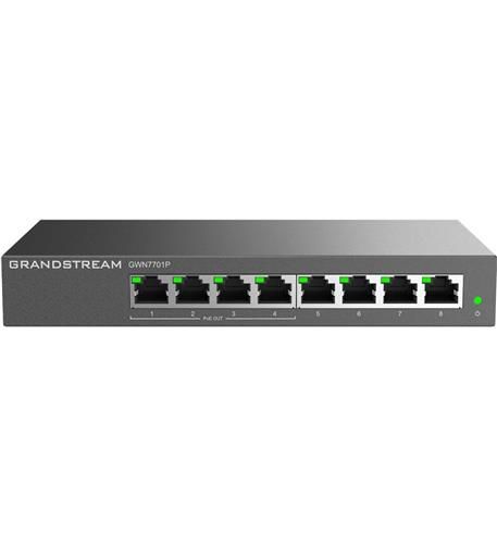 Grandstream GWN7701P 8-Port Unmanaged PoE+ Switch Refurbished - Grandstream refurbished available on PCLiquidations