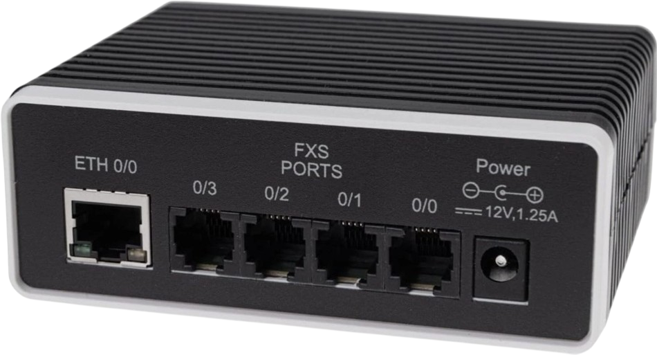 Patton SN200/4JS4V/EUI Analog Telephone Adapter & VoIP Gateway Refurbished -  refurbished available on PCLiquidations