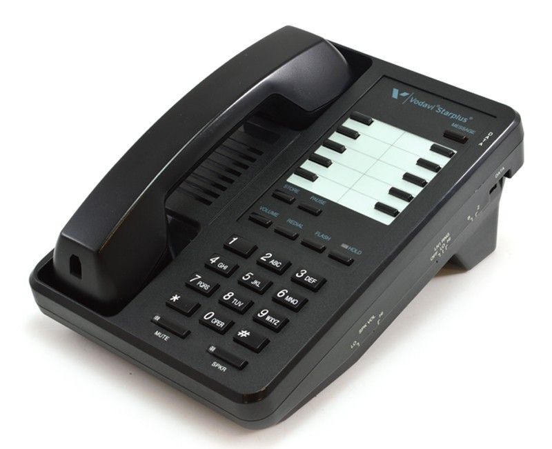Vodavi Starplus Black Single-Line Speakerphone (2802-00) Refurbished -  refurbished available on PCLiquidations