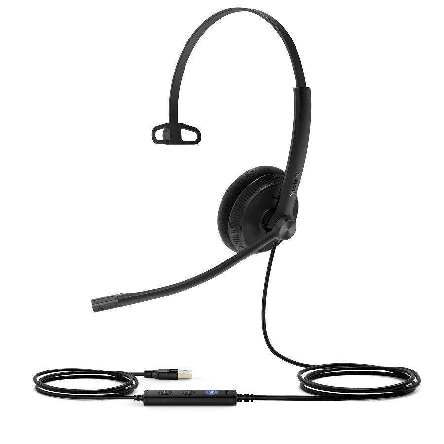 Yealink UH34 Lite Mono Teams Wired USB Headset Refurbished - Yealink refurbished available on PCLiquidations