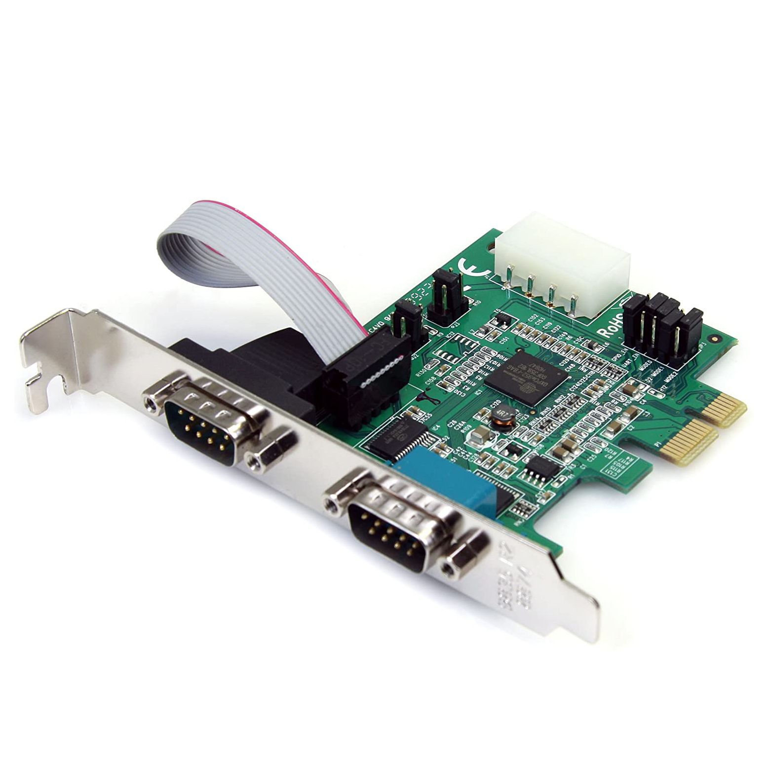 StarTech 2 Port PCI Express RS232 Serial Adapter Card - Refurbished Refurbished - StarTech.com (standardized as per the brand's official website refurbished available on PCLiquidations