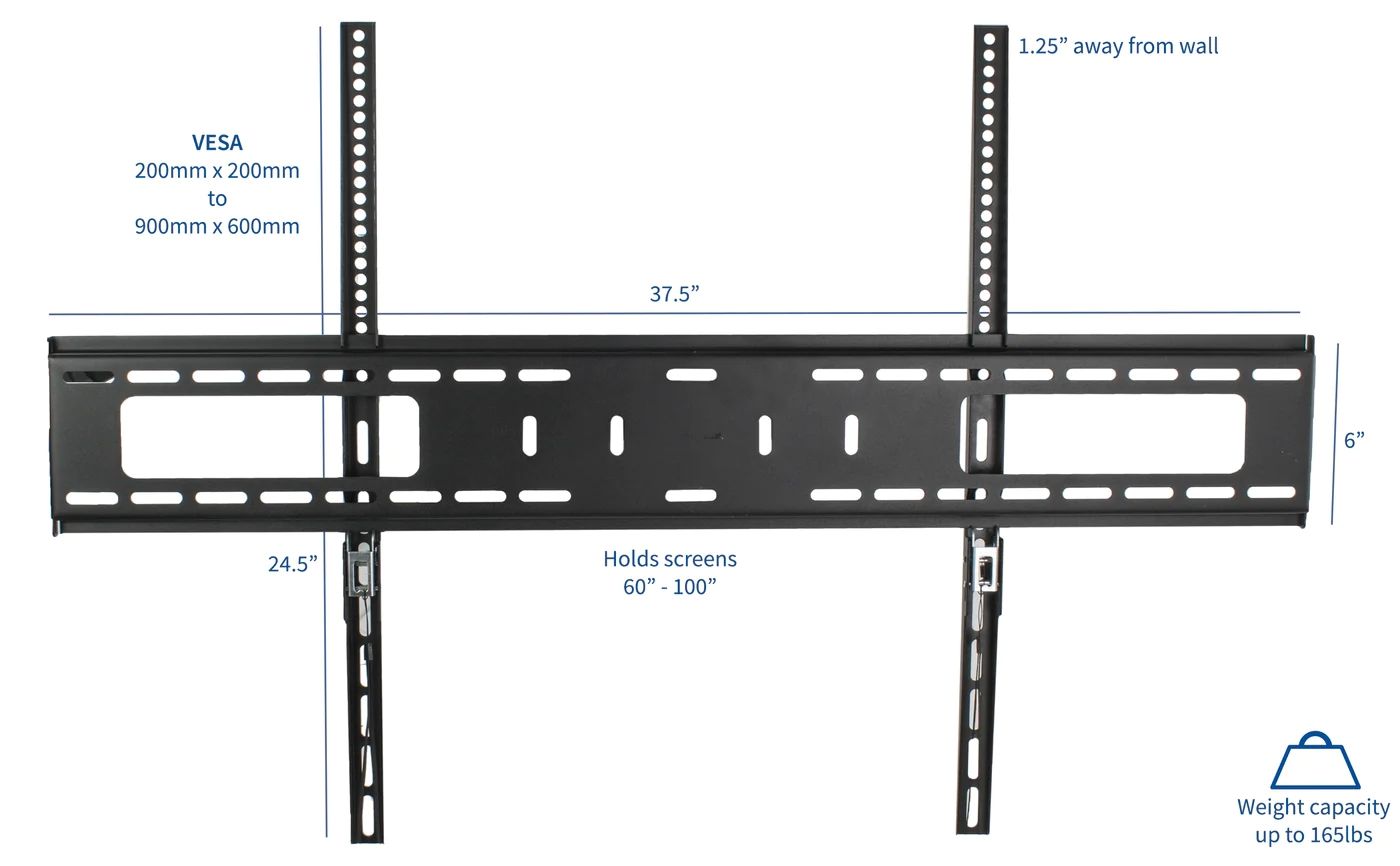 Buy VIVO Extra Large Wall Mount for 60"" to 100"" TVs Refurbished - $49.99 VIVO Extra Large Wall Mount for 60"" to 100"" TVs Refurbished - refurbished available on PCLiquidations