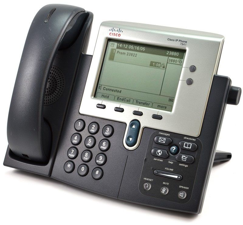 Cisco CP-7941G Charcoal IP Display Speakerphone Refurbished - Cisco Systems Inc. refurbished available on PCLiquidations