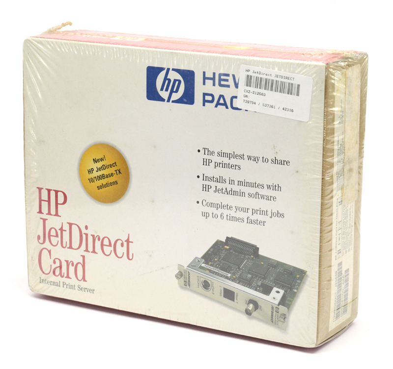HP JetDirect J2555-60013 Token Ring Internal Print Server Refurbished - Hewlett-Packard (ou HP en abrégé) refurbished available on PCLiquidations