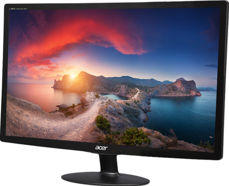 Acer S240HL 24'  LED LCD Monitor - Grade B Refurbished - Acer refurbished available on PCLiquidations