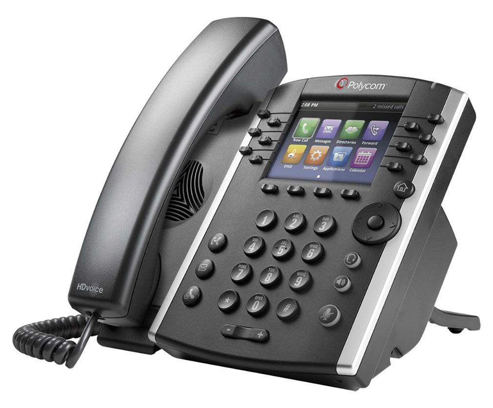 Polycom VVX 410 VoIP Phone - Skype for Business - Grade B Refurbished - Polycom refurbished available on PCLiquidations