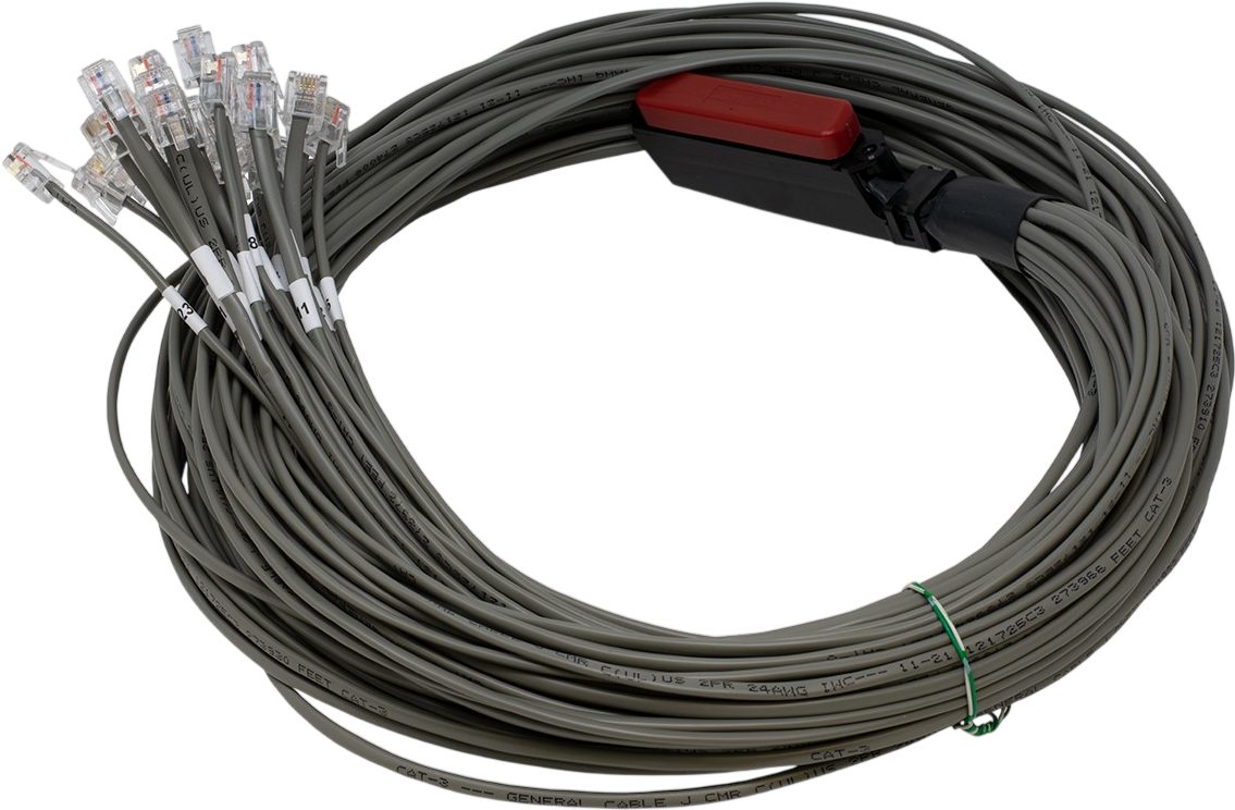 Custom Cable QWIK 6' 25x2 RJ11 Octopus Cable with Female RJ21x Amp Connector Refurbished -  refurbished available on PCLiquidations