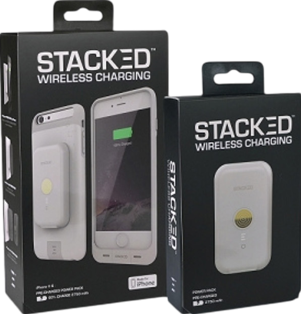 Stacked Wireless Magnetic Charging Kit for iPhone 6/6S - White Refurbished -  refurbished available on PCLiquidations