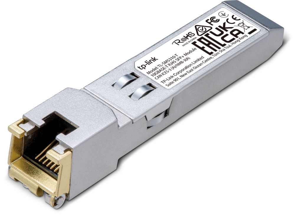 TP Link TL-SM5310-T 10G BASE-T RJ45 SFP+ Module Refurbished - TP-Link refurbished available on PCLiquidations