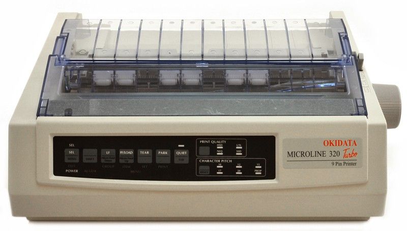 Okidata Microline 320 Turbo Parallel & USB Dot Matrix Printer I0 (62411601) - New Release Refurbished -  refurbished available on PCLiquidations