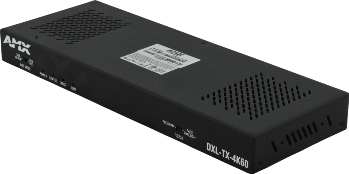 AMX DXL-TX-4K60 DXLite 4K60 4:4:4 HDBaseT Transmitter - Refurbished Refurbished - N/A (Note: There are several companies and brands that use the ac refurbished available on PCLiquidations