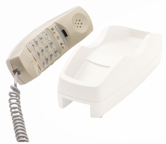 Cortelco 9150 Trendline Hospital/Health Care Phone - Ash - New Refurbished - Cortelco refurbished available on PCLiquidations