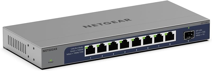 Buy Netgear GS108X 8-Port Unmanaged Gigabit Switch Refurbished - $119.99 Netgear GS108X 8-Port Unmanaged Gigabit Switch Refurbished - Netgear refurbished available on PCLiquidations