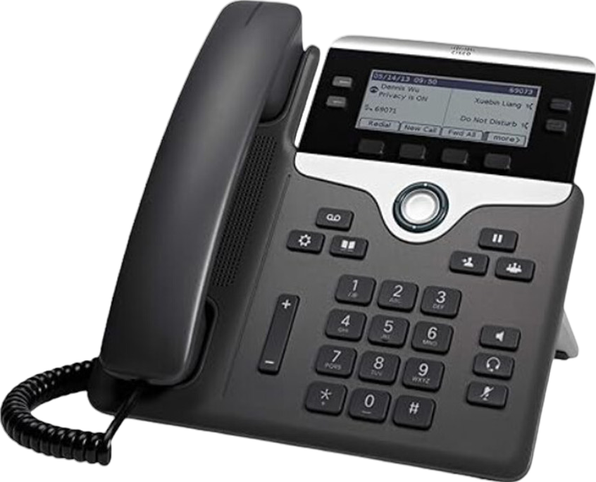 Cisco CP-7841 Charcoal Gigabit IP Display Speakerphone - Grade B Refurbished - Cisco Systems Inc. refurbished available on PCLiquidations