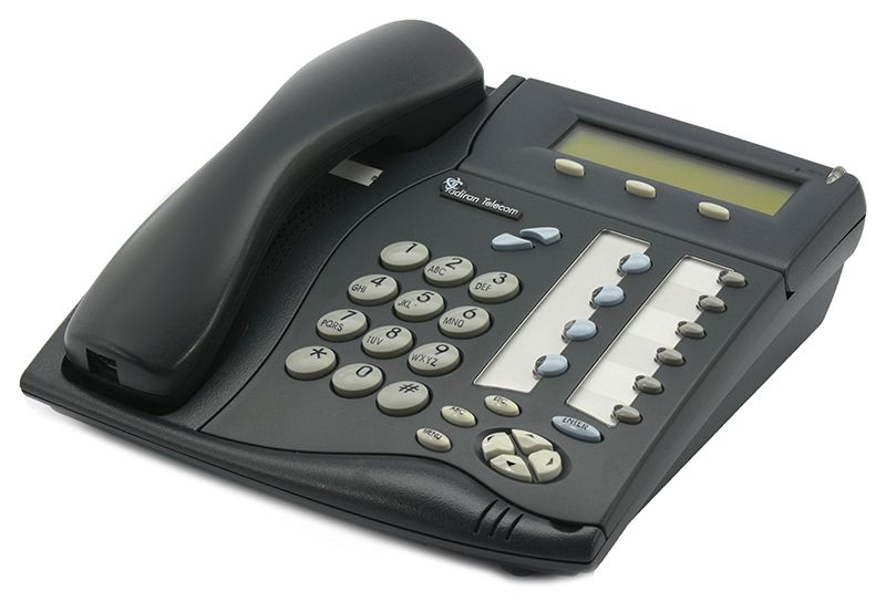 Tadiran Coral Flexset 120S Charcoal Display Phone Refurbished -  refurbished available on PCLiquidations