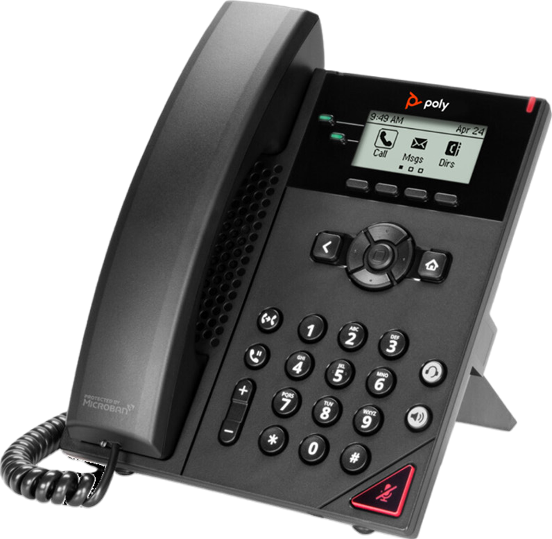 Poly VVX 150 Black IP Display Speakerphone - Grade A Refurbished - N/A (Il existe plusieurs marques avec le nom "Poly", il refurbished available on PCLiquidations