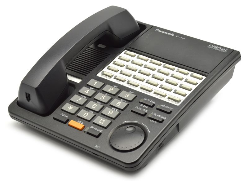 Panasonic KX-T7425 24-Button Black Digital Non-Display Speakerphone - Grade A Refurbished - Panasonic refurbished available on PCLiquidations