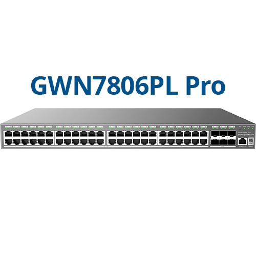 Grandstream GWN7806PL Pro 48-Port Managed Gigabit PoE+ Switch Refurbished - Grandstream refurbished available on PCLiquidations