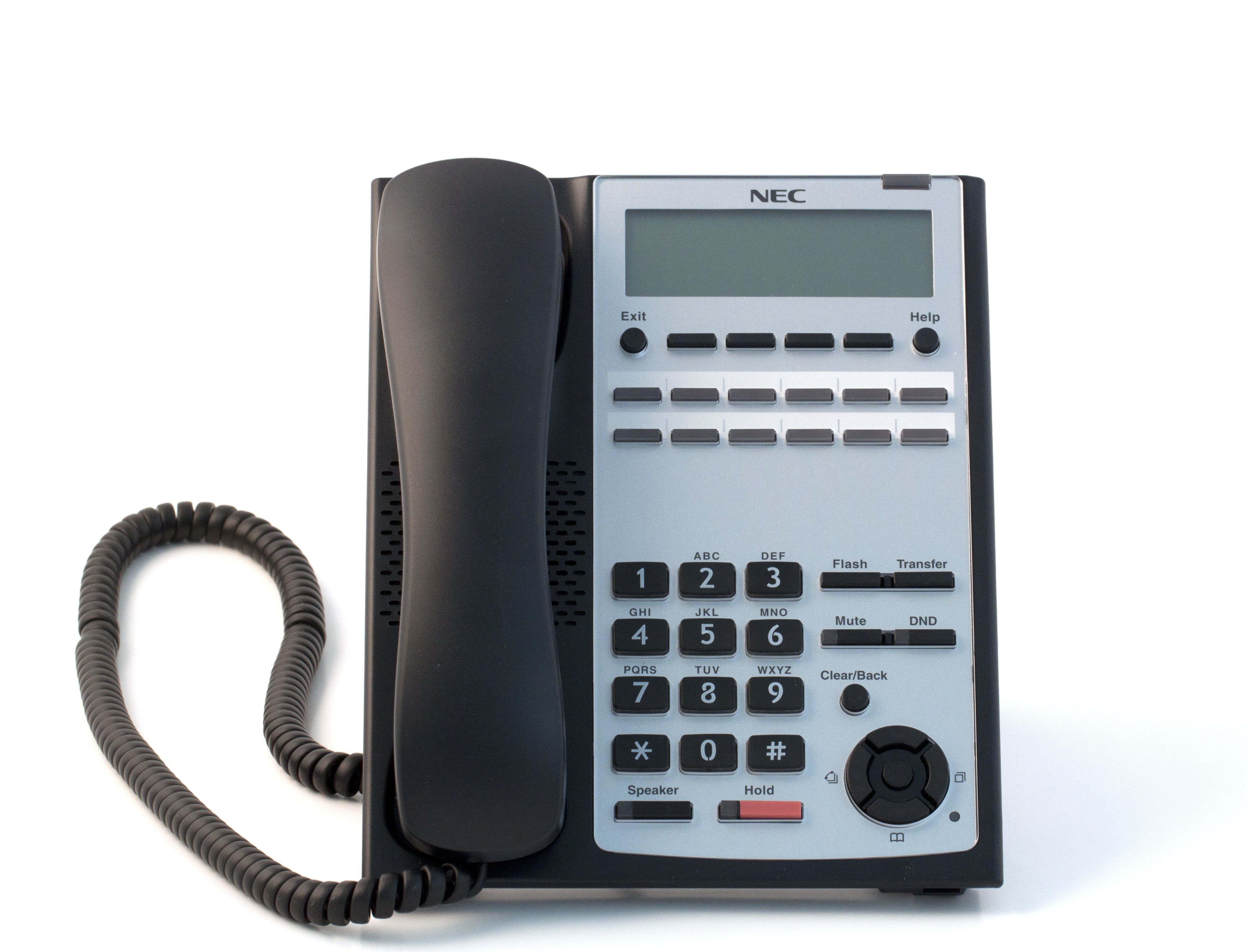 NEC SL1100 12-Button Full-Duplex Telephone (Black) (1100061) Refurbished - NEC (Nippon Electric Company) refurbished available on PCLiquidations
