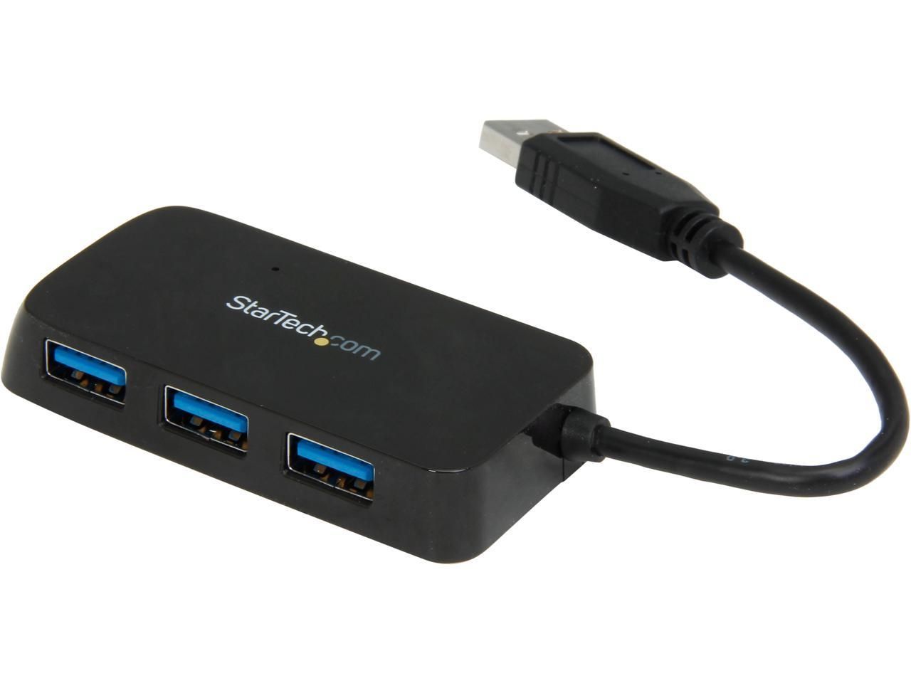 Startech 4-Port SuperSpeed USB 3.0 Mini Hub Refurbished - StarTech.com (standardized as per the brand's official website refurbished available on PCLiquidations
