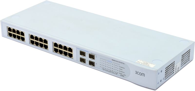 3Com Baseline 2824-SFP Plus 24-Port 10/100/1000 Ethernet Switch Refurbished -  refurbished available on PCLiquidations