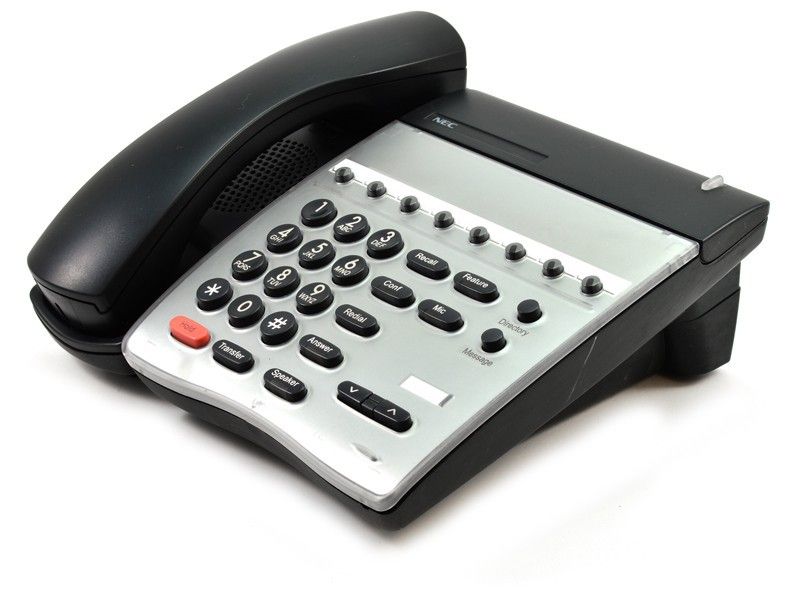 NEC Electra Elite IPK DTH-8-2 Black Non-Display Speakerphone (780567) - Grade B Refurbished - NEC (Nippon Electric Company) refurbished available on PCLiquidations