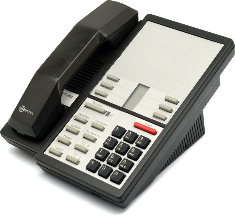 Mitel Superset 410 Charcoal Digital Speakerphone - Grade A Refurbished - Mitel refurbished available on PCLiquidations