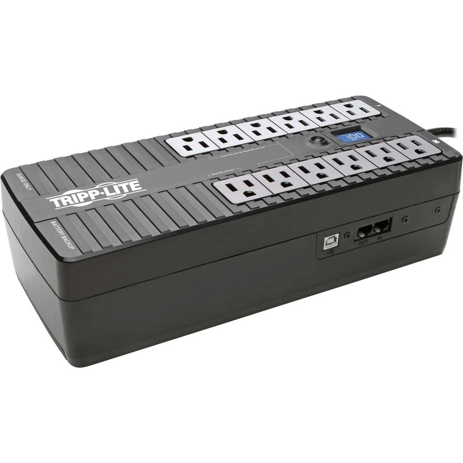 Tripp Lite 850VA 425W UPS Eco Green LCD 120V Refurbished - Tripp Lite refurbished available on PCLiquidations