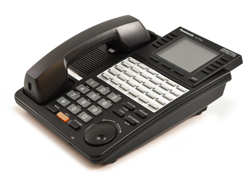 Panasonic Digital Super Hybrid KX-T7436 Black Super Display Speaker Phone - Grade B Refurbished - Panasonic refurbished available on PCLiquidations